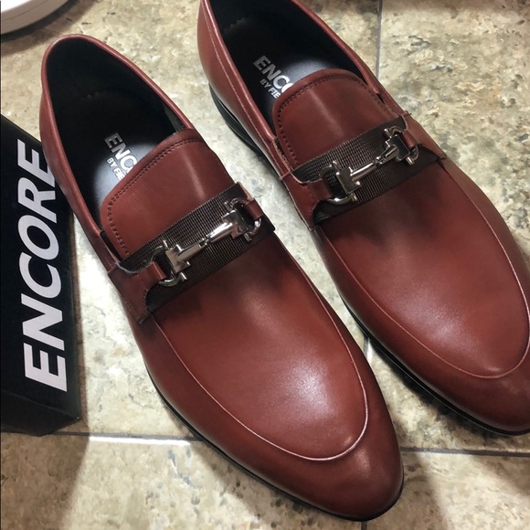 NWB Encore By Fiesso BROWN Leather Shoes FI3106